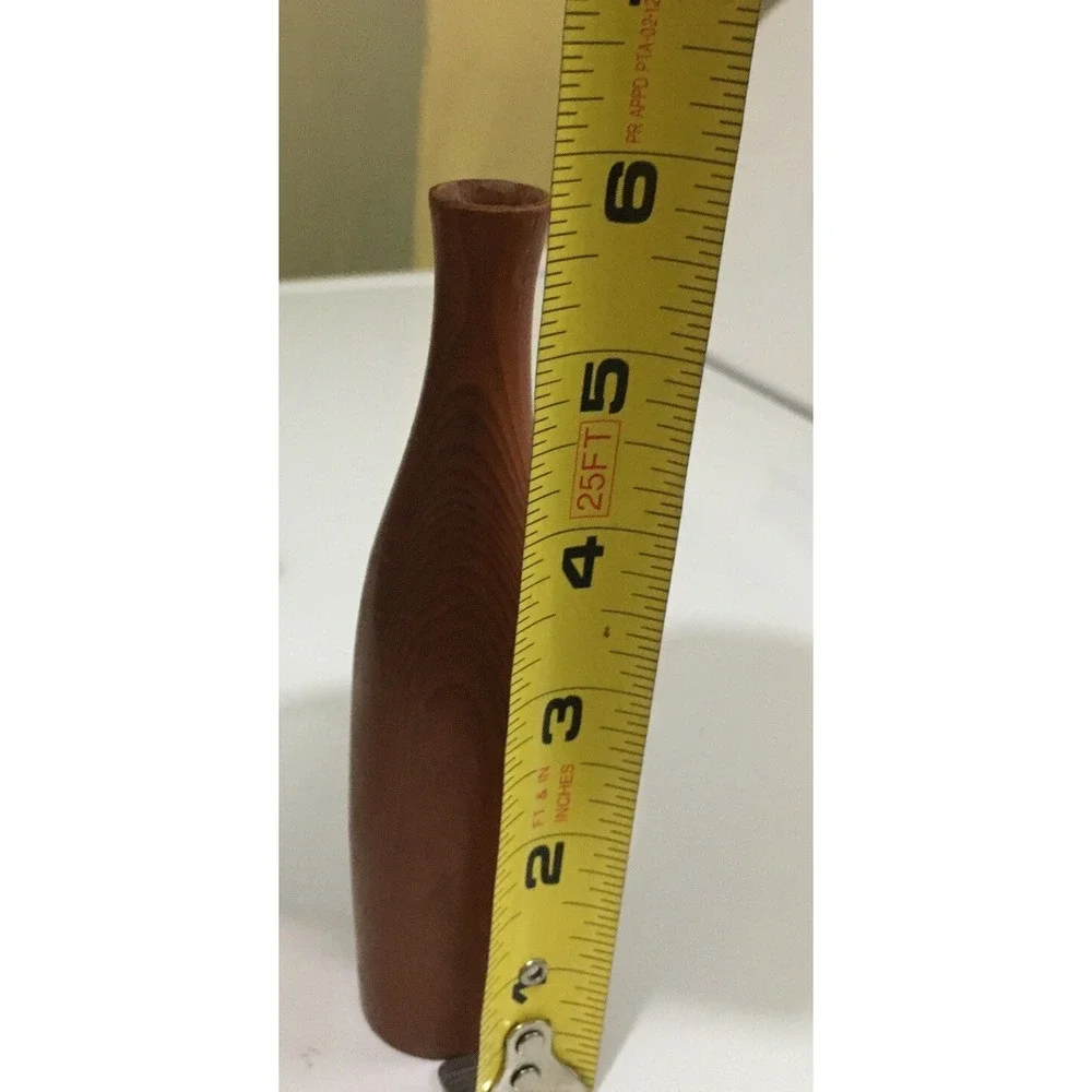 Vintage Small Mid Century Modern Bud Vase Signed by Artist 6